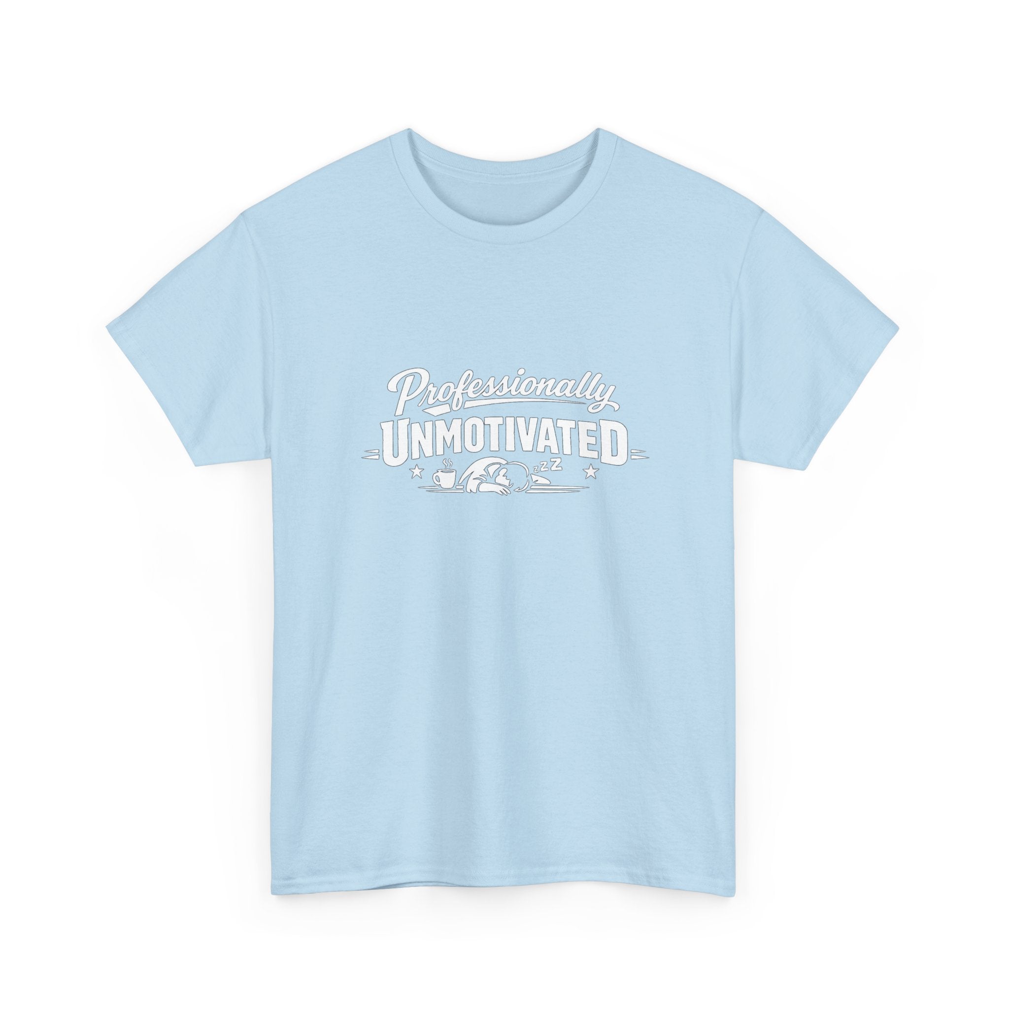 Professionally Unmotivated T-Shirt — Funny Retro Lazy Graphic Tee